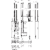 Rideau d'automatisation mesurant 2375 mm