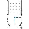 Rideau optique mesurant H=0850mm Rés=50mm P=5m - MLG50A-0850B10501