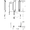 Rideau d'automatisation H=0500mm Rés=50mm P=4,9m PNP/NPN IO-Link - SLG50S-050SAR11A00
