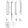 Rideau d'automatisation H=0895mm Rés=5mm P=5m PNP/NPN ANA IO-Link - MLG05S-0895A10501