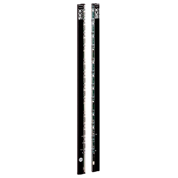Rideau d'automatisation H=0280mm Rés=40mm P=1,5 m PNP / M08 4P - SPL-S280PPS2W04-Lire la description