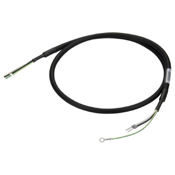 Câble d'alim. (sans prise) pour monophasé 100-120/200-240VAC, 1m - CC01AC03N Câble d'alim. (sans prise) pour monophasé 100-120/200-240VAC, 1m - CC01AC03N-Lire la description