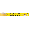 Bodenmarkierungsband Achtung Staplerverkehr, PVC, 50mm, 5m/Rolle