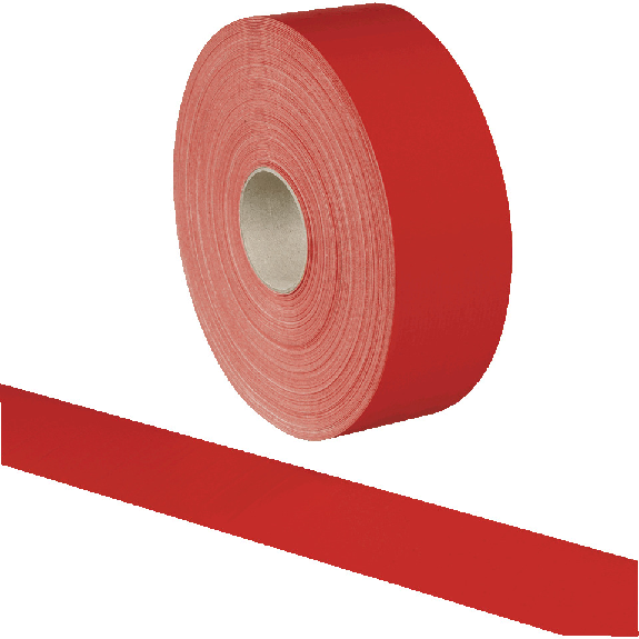 Bodenmarkierungsband 100mm rot-Beschreibung lesen