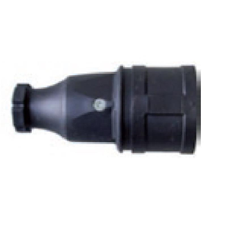 Prolongateur NF en caoutchouc, noir, 2P+T 10/16A 230V IP44 - 10043-Lire la description