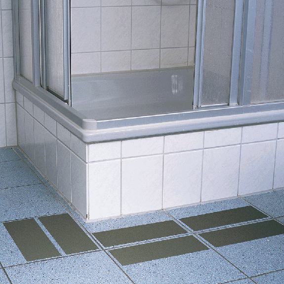 3M Safety-Walk Antirutschbelag Typ 3, für Nasszonen, grau, 100mm, 18,3m/Rolle-Beschreibung lesen