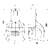 Pédale de cde simple capot, métal, potentiometre 10kOhm, micro-contac - 1048740 | GFS Poti 10K 1PW