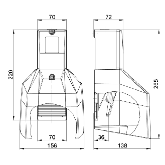 Pédale de commande simple avec potentiomètre 10kOhm-Lire la description