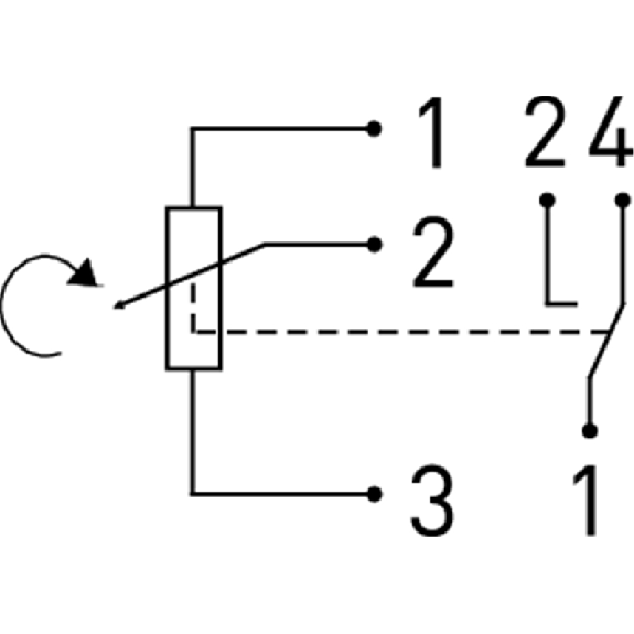 Pédale de commande simple capot, métal, potentiomètre 10kOhm, micro-contact - 1048740 | GFS Poti 10K 1PW-Lire la description