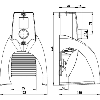 Pédale de sécurité capot arrondi 2NO+2NF à verrouillage/point dur/NO+NF - 1181885