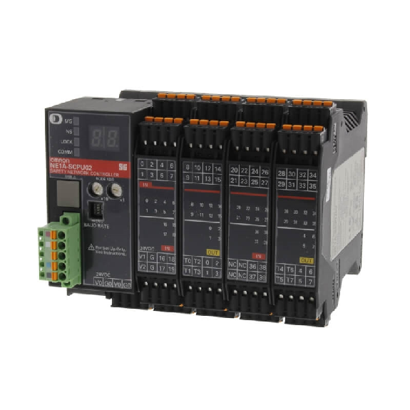 Contrôleur de sécurité programmable 40E PNP; 8S PNP; 8S TEST - NE1A-SCPU02 VER2.0-Lire la description