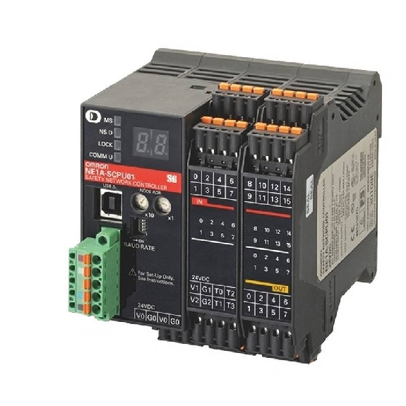 Contrôleur de sécurité programmable 16E PNP, 8S PNP, 4S TEST - NE1A-SCPU01-V1 VER2.0-Lire la description