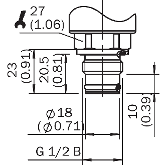 Capteur de pression 0 .. 16 bar, IO-Link PNP/NPN 4-20mA/0-10V, G 1/2B - PBS2-AB016SF2FSDQ5A0Z-Lire la description