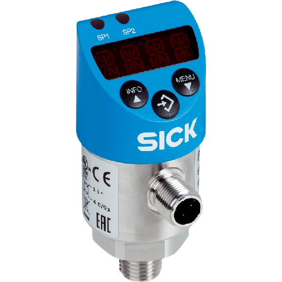 Capteur de pression 0 .. 100 bar, IO-Link PNP/NPN, G 1/4 A DIN 3852-E - PBS2-RB100SG1SSDLMA0Z-Lire la description