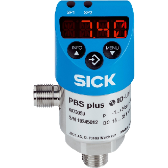 Capteur de pression 0 .. 25 bar, IO-Link PNP/NPN 4-20mA/0-10V, G 1/4A - PBS2-RB025SG1SSDNMA0Z-Lire la description