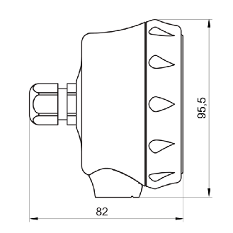 Capteur de pression -1 .. 20 bar, 4-20mA, G 1/2 A DIN 3852-E - PFMN-54.BC4R.A1153.41231.4300-Lire la description