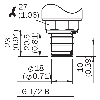 Capteur de pression -1 .. 15 bar, ANA+PNP/NPN+IO-Link G 1/2 B noyable - PBS2-CB016SF2FSDQ5A0Z