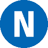 Leiterkennz. Neutralleiter N,PET laminiert,Folie,selbstkle.,Ø12,5mm,1000/Rolle