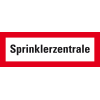 Feuerwehrzeichen Sprinklerzentrale, DIN 4066, Kunststoff, 297x105mm, DIN 4066 Feuerwehrzeichen Sprinklerzentrale, DIN 4066, Kunststoff, 297x105mm, DIN 4066