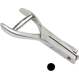 Lochzange, zum Markieren von Plaketten, Kerbform Kreis, 2mm, Maultiefe 48mm-Beschreibung lesen
