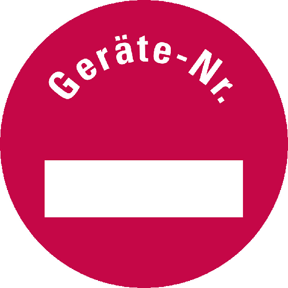 Inventaretikett Geräte-Nr., rot, Dokumentenfolie, selbstklebend, Ø 30mm, 18/Bogen Inventaretikett Geräte-Nr., rot, Dokumentenfolie, selbstklebend, Ø 30mm, 18/Bogen-Beschreibung lesen