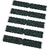 Platte, mit 3M Safety-Walk-Antirutschbelag, schwarz, Aluminium, 1000x114mm, Rutschhemmung R13, ASR A1.5