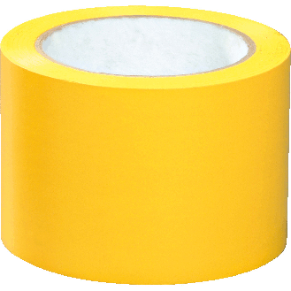 Bodenmarkierungsband Standard, gelb, PVC-Folie, 50mm, 33m/Rolle-Beschreibung lesen