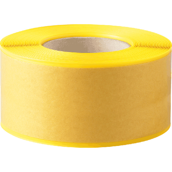 Bodenmarkierungsband, extra stark, überfahrbar, gelb, PVC, 75mm, 10m/Rolle-Beschreibung lesen