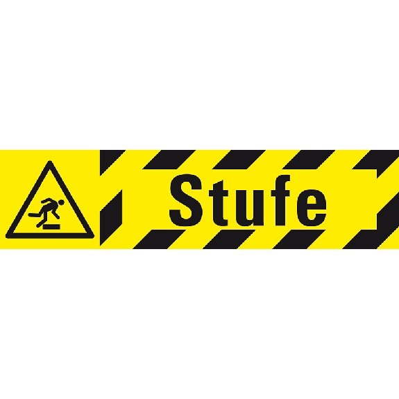 Antirutschbelag Stufe, Rutschhemmung R13, gelb/schwarz, selbstklebend, 200x800mm-Beschreibung lesen