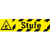 Antirutschbelag Stufe, Rutschhemmung R13, gelb/schwarz, selbstklebend, 200x800mm