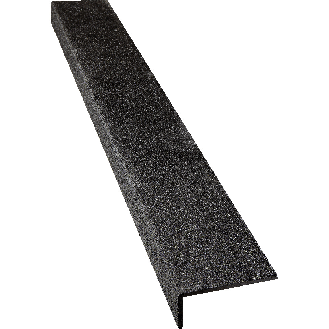 Antirutsch-Treppenprofil, R13, schwarz, Spezialkunststoff, 70x1000x30mm, ASR A1.5-Beschreibung lesen