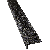 Antirutsch-Treppenprofil, R13, schwarz, Spezialkunststoff, 70x600x30mm, ASR A1.5