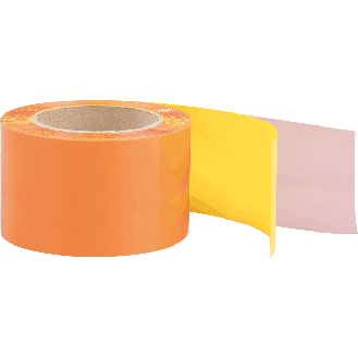 Bodenmarkierungsband, überfahrbar, gelb, PVC, 75mm, 10m/Rolle-Beschreibung lesen