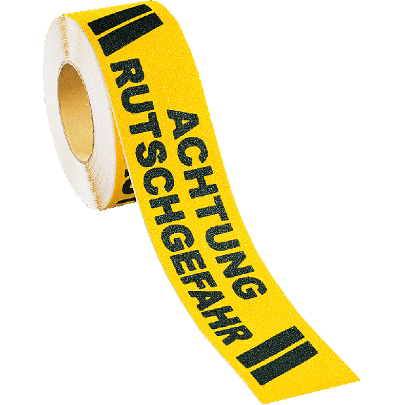 m2-Trittschutz-Warnmarkierung Achtung Rutsch., R13, selbstklebend, 75mm, 18,3m/Rolle, ASR A1.5 m2-Trittschutz-Warnmarkierung Achtung Rutsch., R13, selbstklebend, 75mm, 18,3m/Rolle, ASR A1.5-Beschreibung lesen