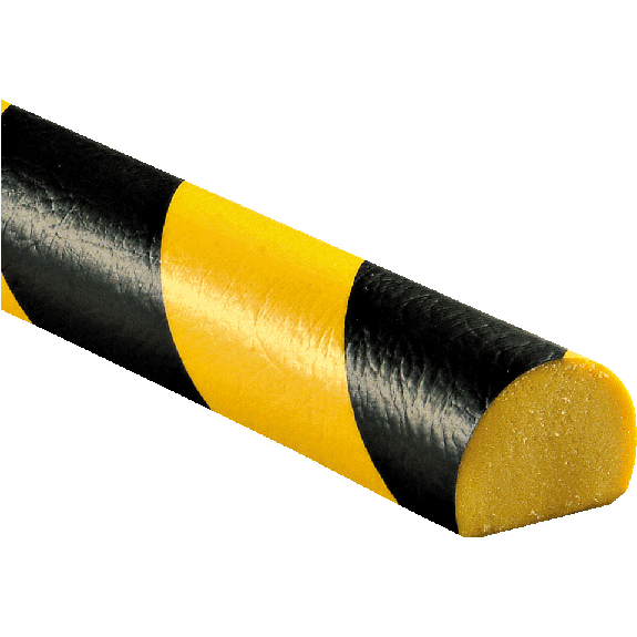 Knuffi Flächenschutzprofil Typ C, selbstklebend/zum Anschrauben, gelb/schwarz, PU, 1m Knuffi Flächenschutzprofil Typ C, selbstklebend/zum Anschrauben, gelb/schwarz, PU, 1m-Beschreibung lesen