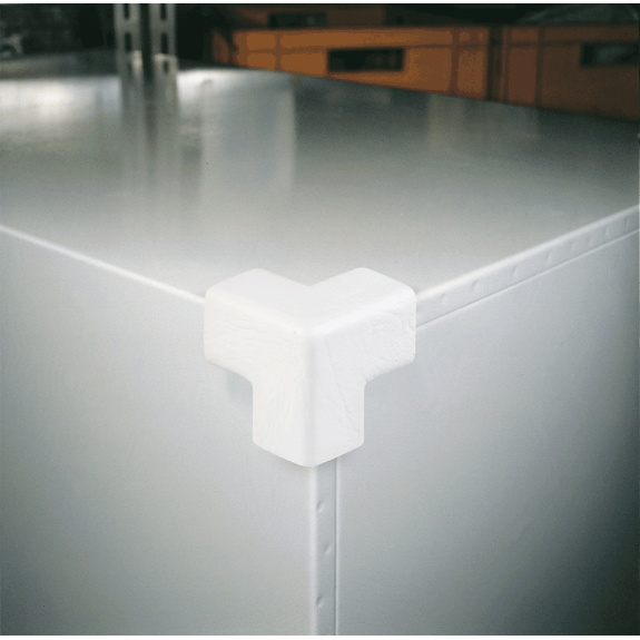 Knuffi Schutzecke Typ E, 3-dimensional, selbstklebend, weiß, PU-Schaum-Beschreibung lesen