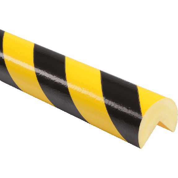 Knuffi Eckschutzprofil Typ A+, selbsklebend/zum Anschrauben, gelb/schwarz, PU, 1m Knuffi Eckschutzprofil Typ A+, selbsklebend/zum Anschrauben, gelb/schwarz, PU, 1m-Beschreibung lesen