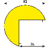 Knuffi Eckschutzprofil Typ A+, selbsklebend/zum Anschrauben, gelb/schwarz, PU, 1m Knuffi Eckschutzprofil Typ A+, selbsklebend/zum Anschrauben, gelb/schwarz, PU, 1m
