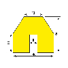 Knuffi Kantenschutzprofil Typ BB, zum Aufstecken/Anschrauben, gelb/schwarz, PU, 1m Knuffi Kantenschutzprofil Typ BB, zum Aufstecken/Anschrauben, gelb/schwarz, PU, 1m