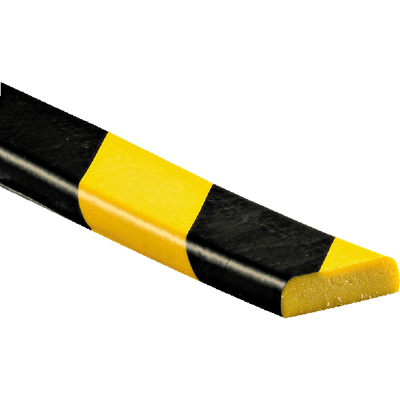 Knuffi Flächenschutzprofil Typ F, selbstklebend/zum Anschrauben, gelb/schwarz, PU, 1m Knuffi Flächenschutzprofil Typ F, selbstklebend/zum Anschrauben, gelb/schwarz, PU, 1m-Beschreibung lesen