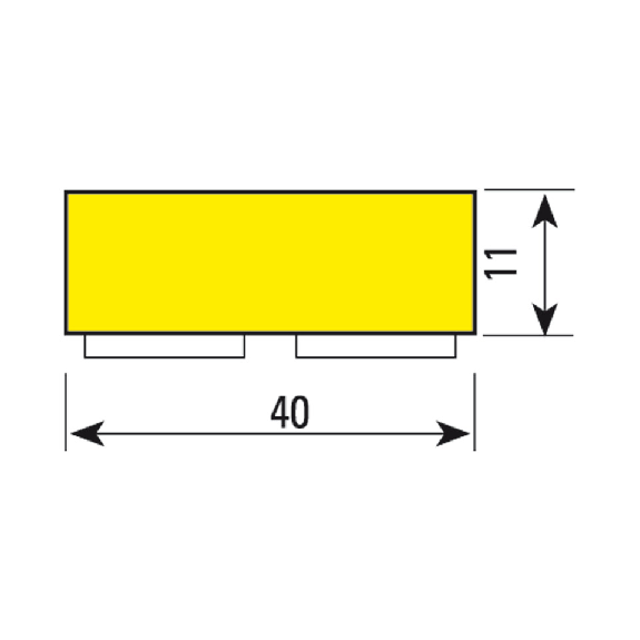 Knuffi Flächenschutzprofil Typ F, selbstklebend/zum Anschrauben, gelb/schwarz, PU, 1m Knuffi Flächenschutzprofil Typ F, selbstklebend/zum Anschrauben, gelb/schwarz, PU, 1m-Beschreibung lesen