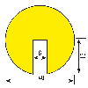 Knuffi Kantenschutzprofil Typ B, zum Aufstecken/Anschrauben, gelb/schwarz, PU, 1m