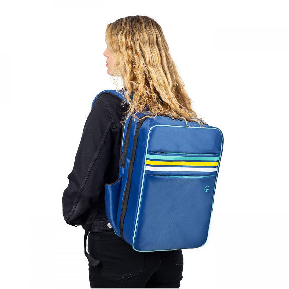 Home Visiter Sac à dos technique - Eighties Blue Home Visiter Sac à dos technique - Eighties Blue-Lire la description