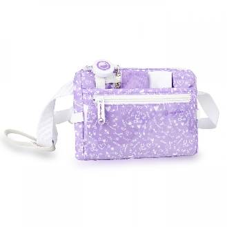 Marsupio organizzatore per l'allattamento alla lavanda dolce-Leggi tutto
