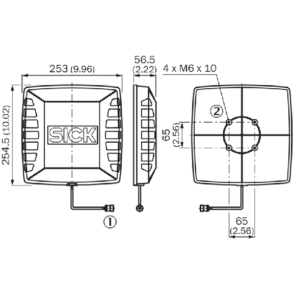 Antenne RFID UHF 860-960 MHz-Lire la description