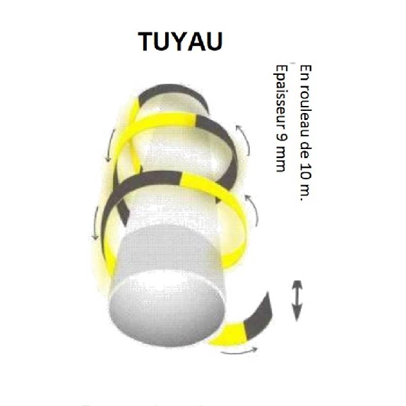 Protection tuyaux (y compris tuyaux de chauffe) Rouleau de 10 m - TUYAU Protection tuyaux (y compris tuyaux de chauffe) Rouleau de 10 m - TUYAU-Lire la description