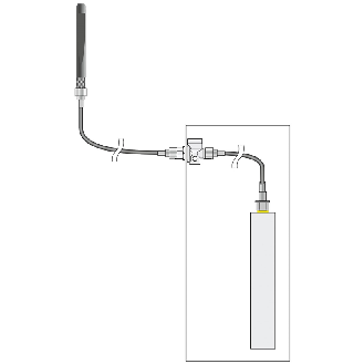 Antenne omnidirectionnelle, 868 MHz, 4 dBi - ANT-OMNI-868-01-Lire la description