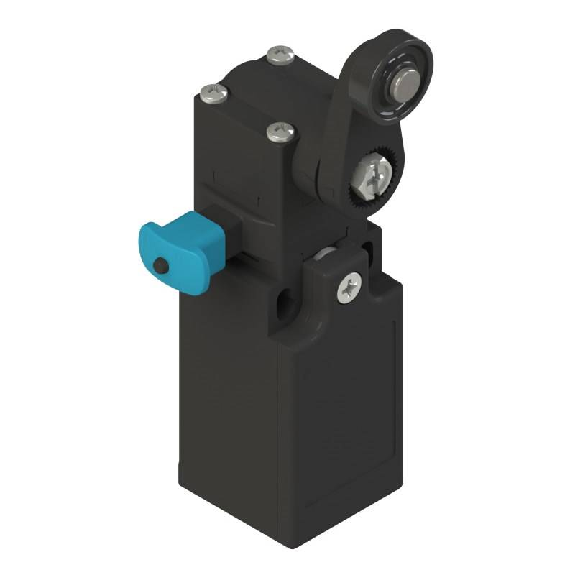 Interr. de positon avec réarm. Levier à galet 2x(1NO-1NC) rupt brusq - FR 230-W3M2 Interr. de positon avec réarm. Levier à galet 2x(1NO-1NC) rupt brusq - FR 230-W3M2-Lire la description