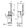 Int. de position Levier rotatif à tige ressort DF 1NO/1NF, 1xM20 - 1362858 | ES 97 DF 11 Int. de position Levier rotatif à tige ressort DF 1NO/1NF, 1xM20 - 1362858 | ES 97 DF 11