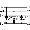 Fdc monopiste de précision N01, Poussoir à bille, SPDT, M12 4P - N01K550-MC1526